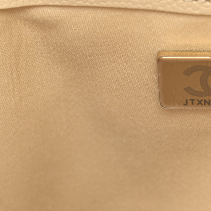 Chanel Caviar Quilted Small Chanel 25 Handbag Beige 7 of 10