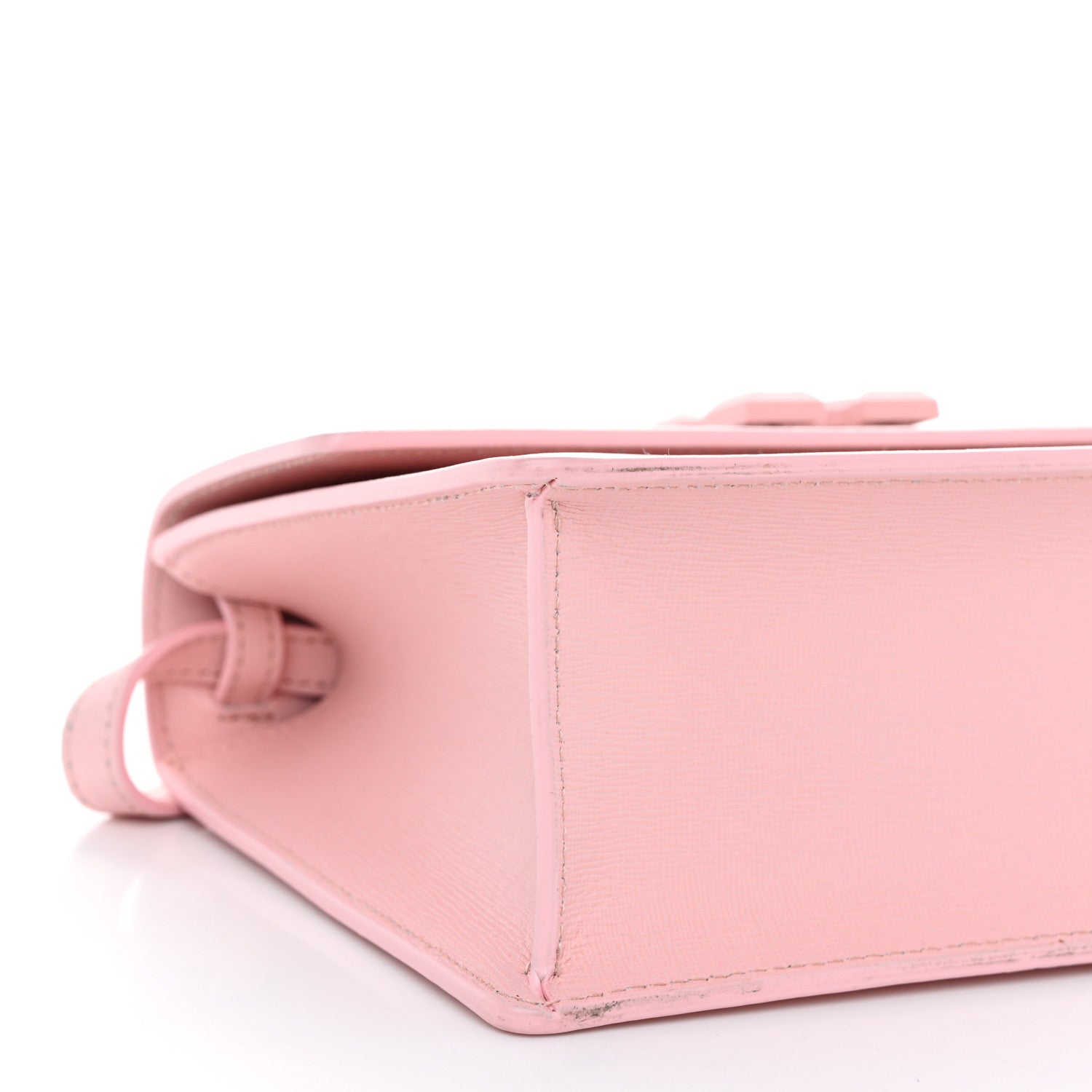 Off-White Saffiano Jitney 1.4 Top Handle Bag Pink 8 of 10