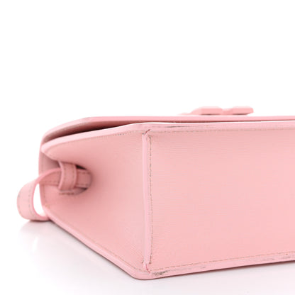 Off-White Saffiano Jitney 1.4 Top Handle Bag Pink 8 of 10