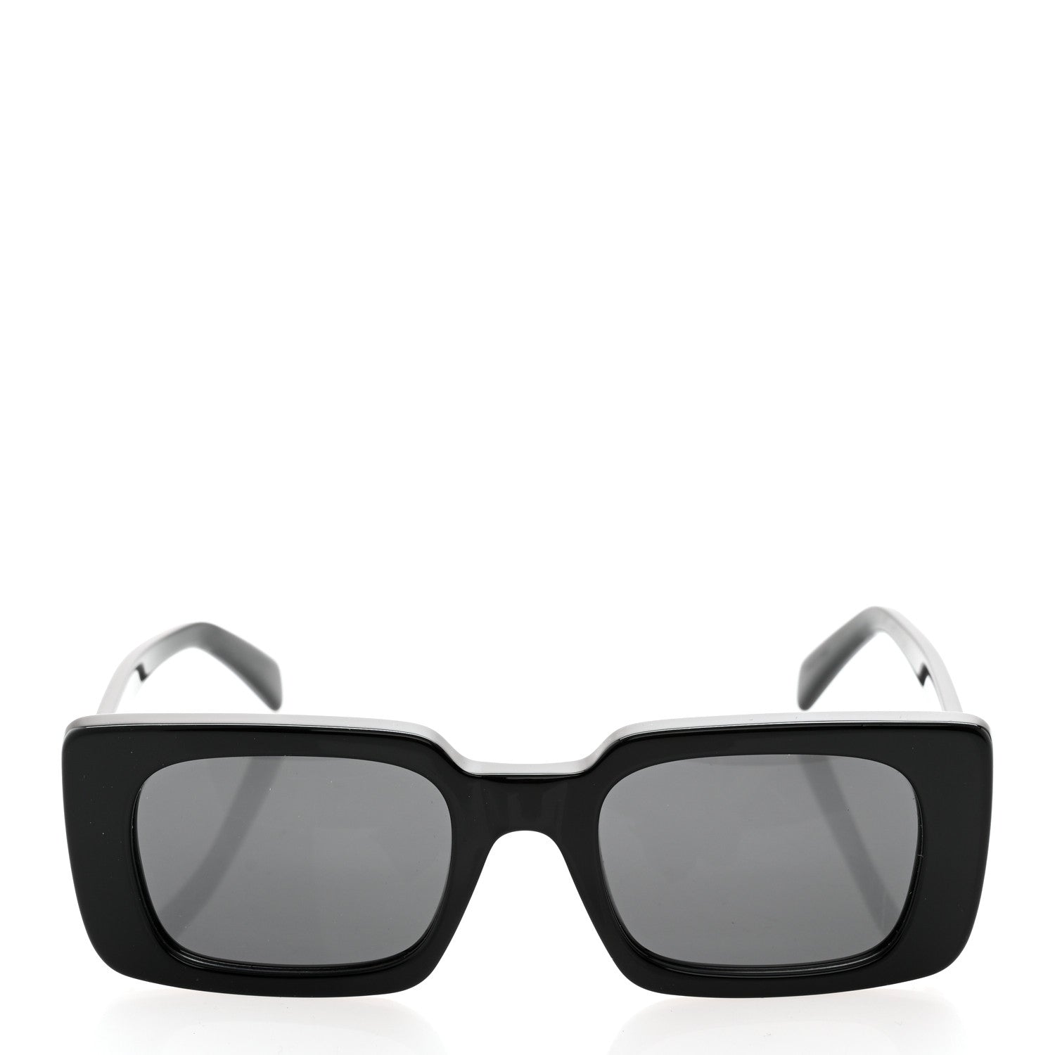 Celine Acetate Rectangular Sunglasses CL402131 Black 2 of 7
