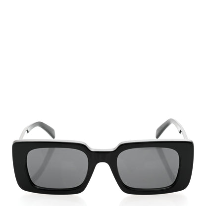 Celine Acetate Rectangular Sunglasses CL402131 Black 2 of 7