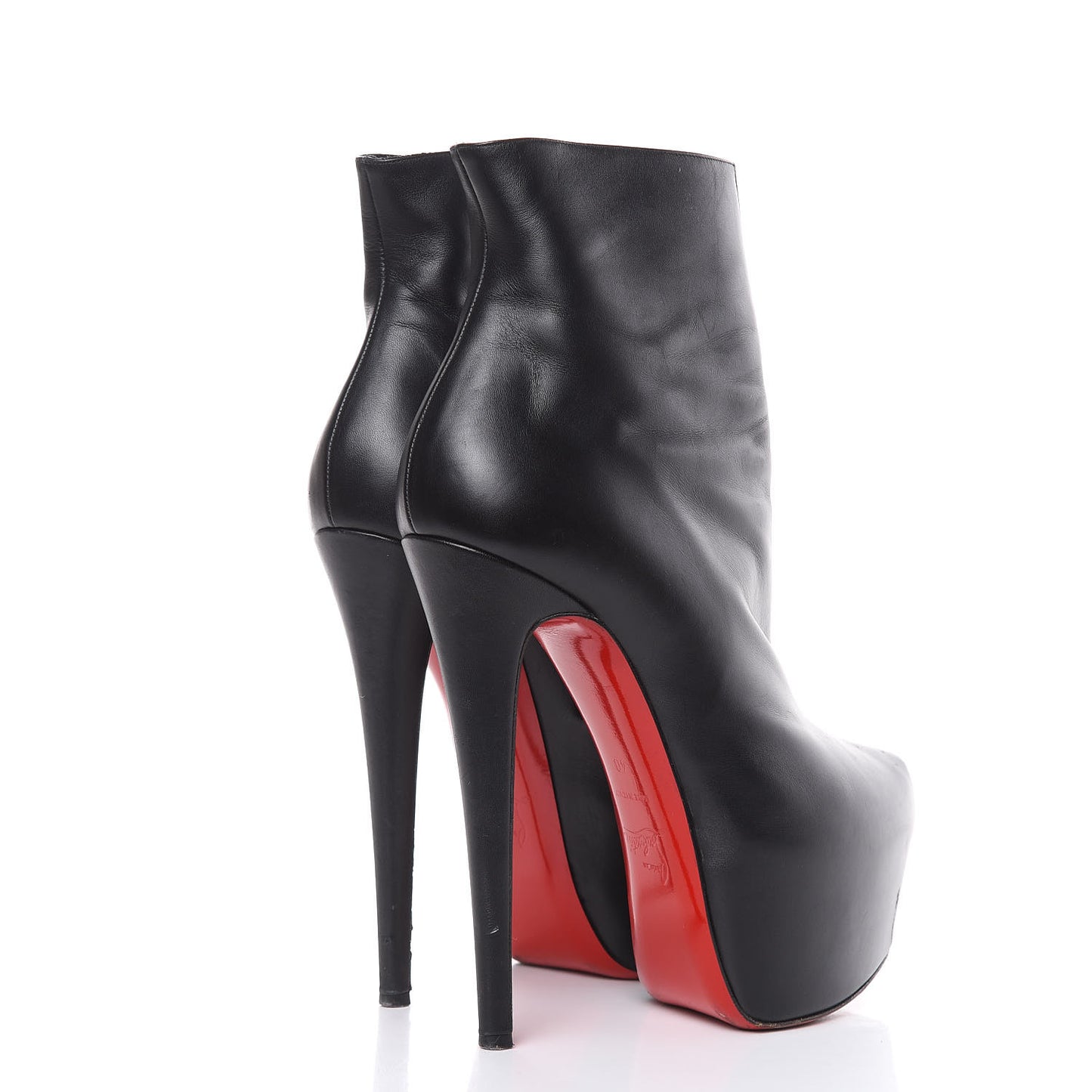 Calfskin Daf Booty 160 Ankle Boots 40 Black
