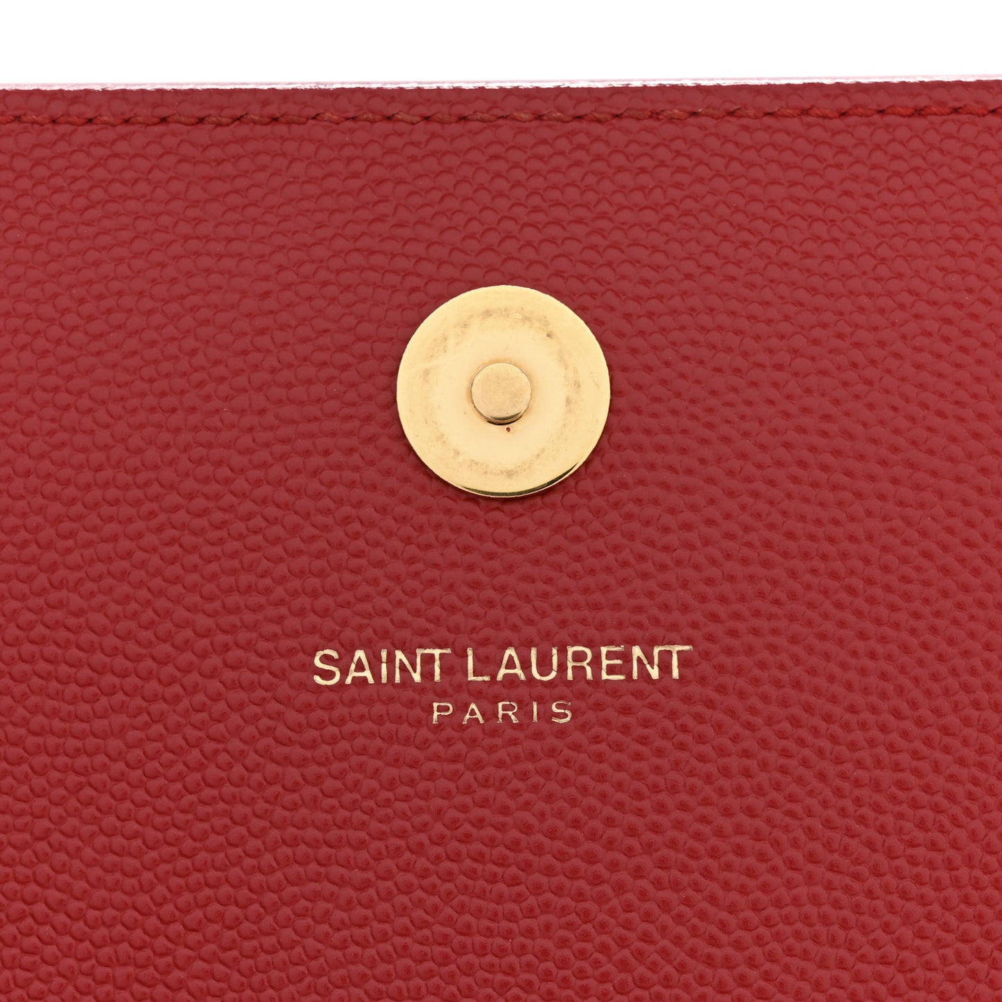 Grain De Poudre Classic Monogram Kate Clutch New Red