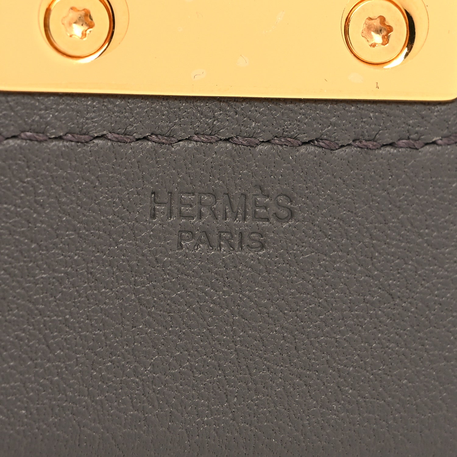 Hermes Swift Small Monpetitkelly Pendant Necklace Etain 5 of 5