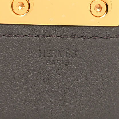 Hermes Swift Small Monpetitkelly Pendant Necklace Etain 5 of 5