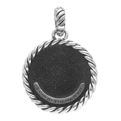 David Yurman Sterling Silver Cable Collectibles Initial C Charm Pendant 3 of 3