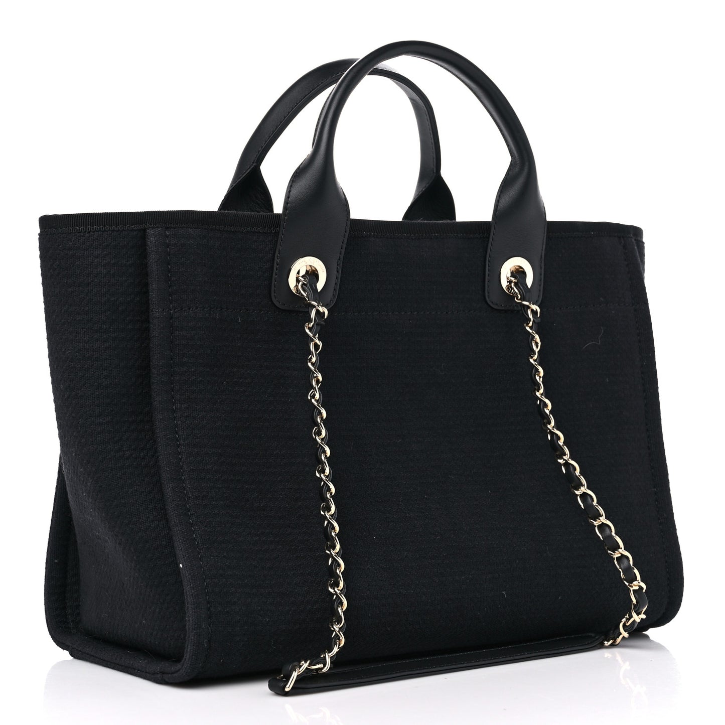 Mixed Fibers Small Deauville Tote Black