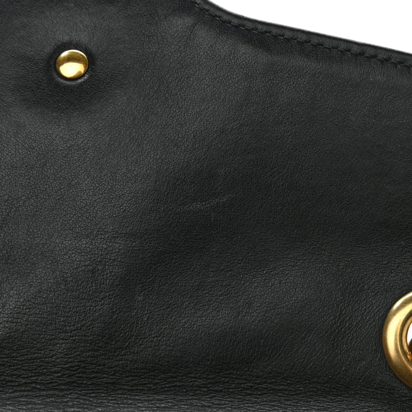 Calfskin Matelasse Small GG Marmont Shoulder Bag Black