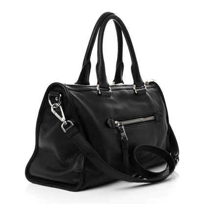 Prada Vitello Phenix Shopping Satchel Black 3 of 10