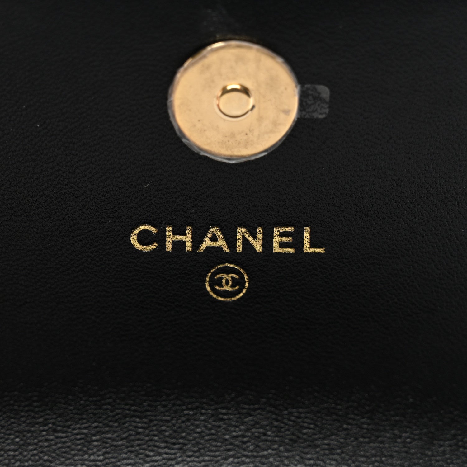 Chanel Lambskin Quilted CC Hook Card Holder Black 6 of 8