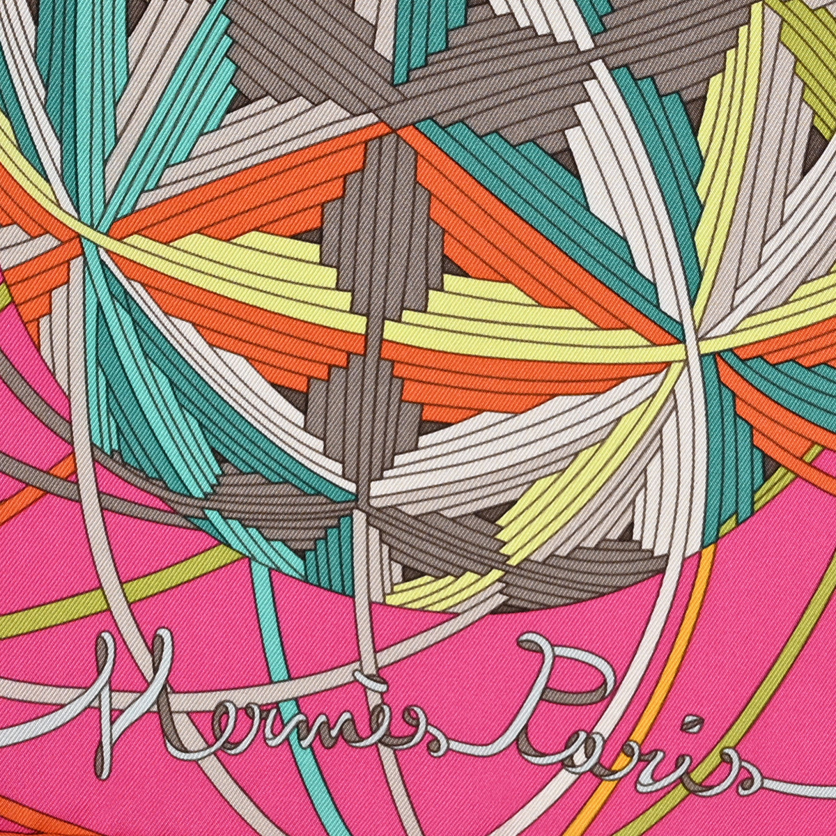 Hermes Silk L' Art Du Temari Scarf 90 2 of 3
