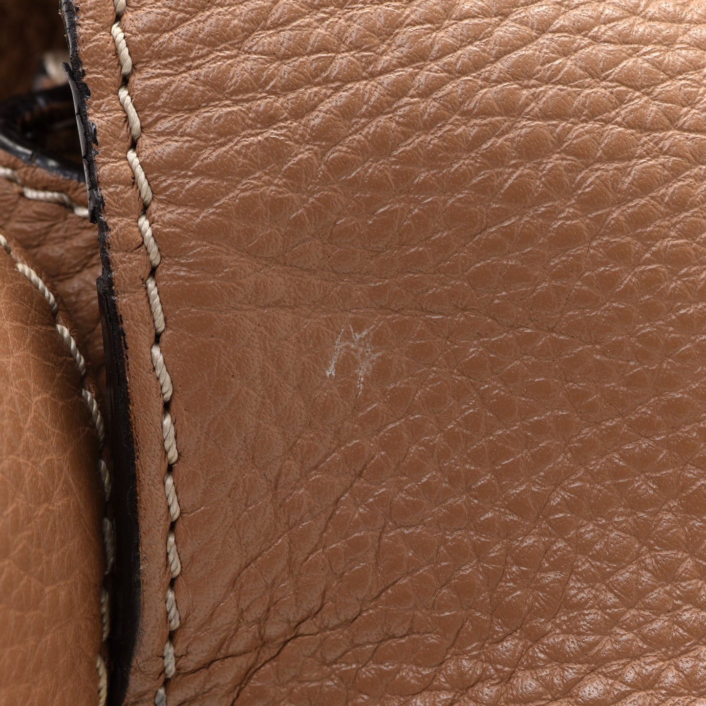 Calfskin Medium Marcie Round Crossbody Bag Nut