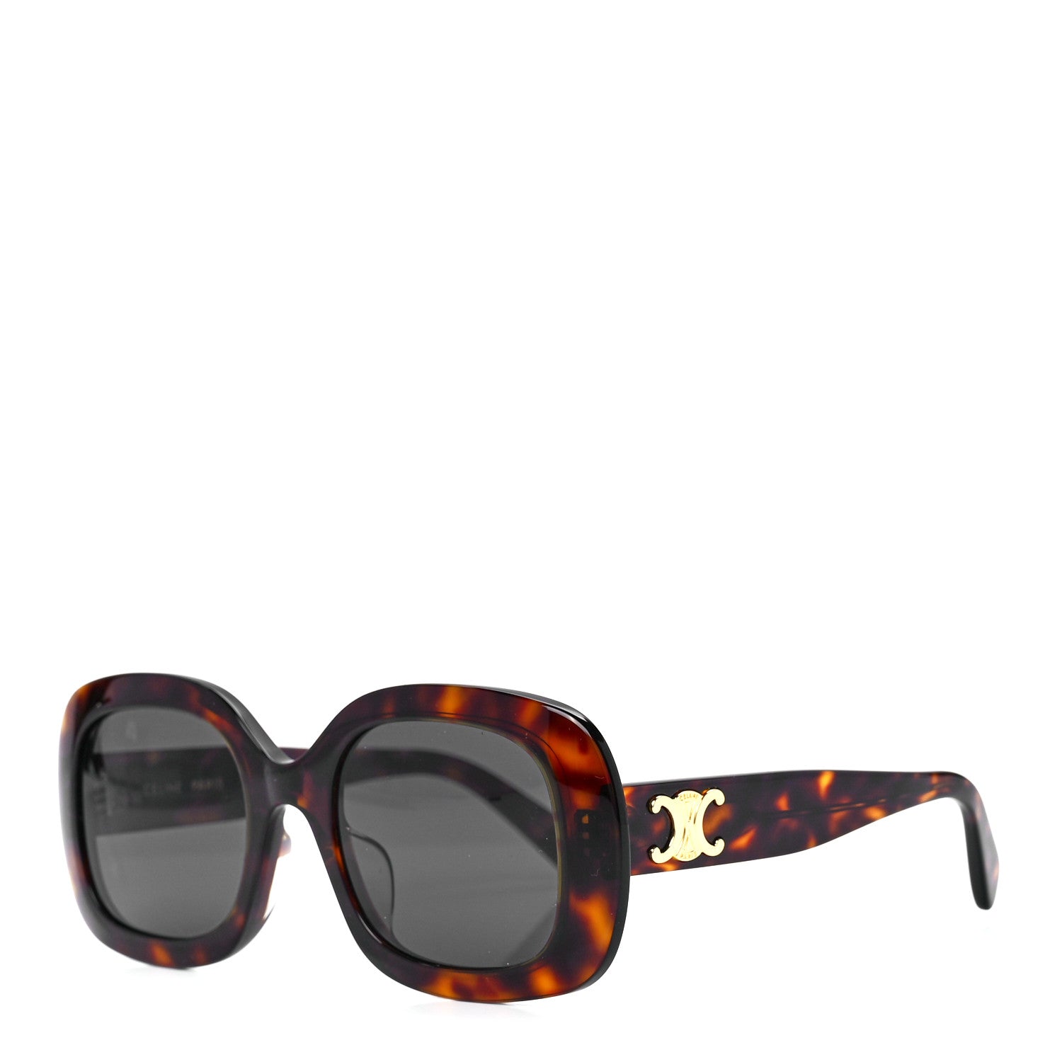 Celine Acetate Triomphe 01 Sunglasses CL40262U Tortoise 1 of 7
