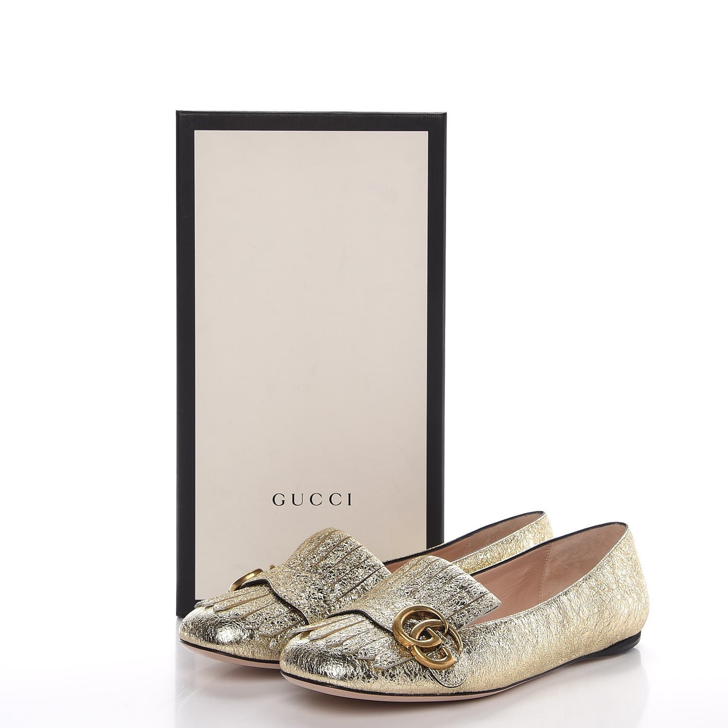 Galassia GG Marmont Fringe Flats 39 Platino