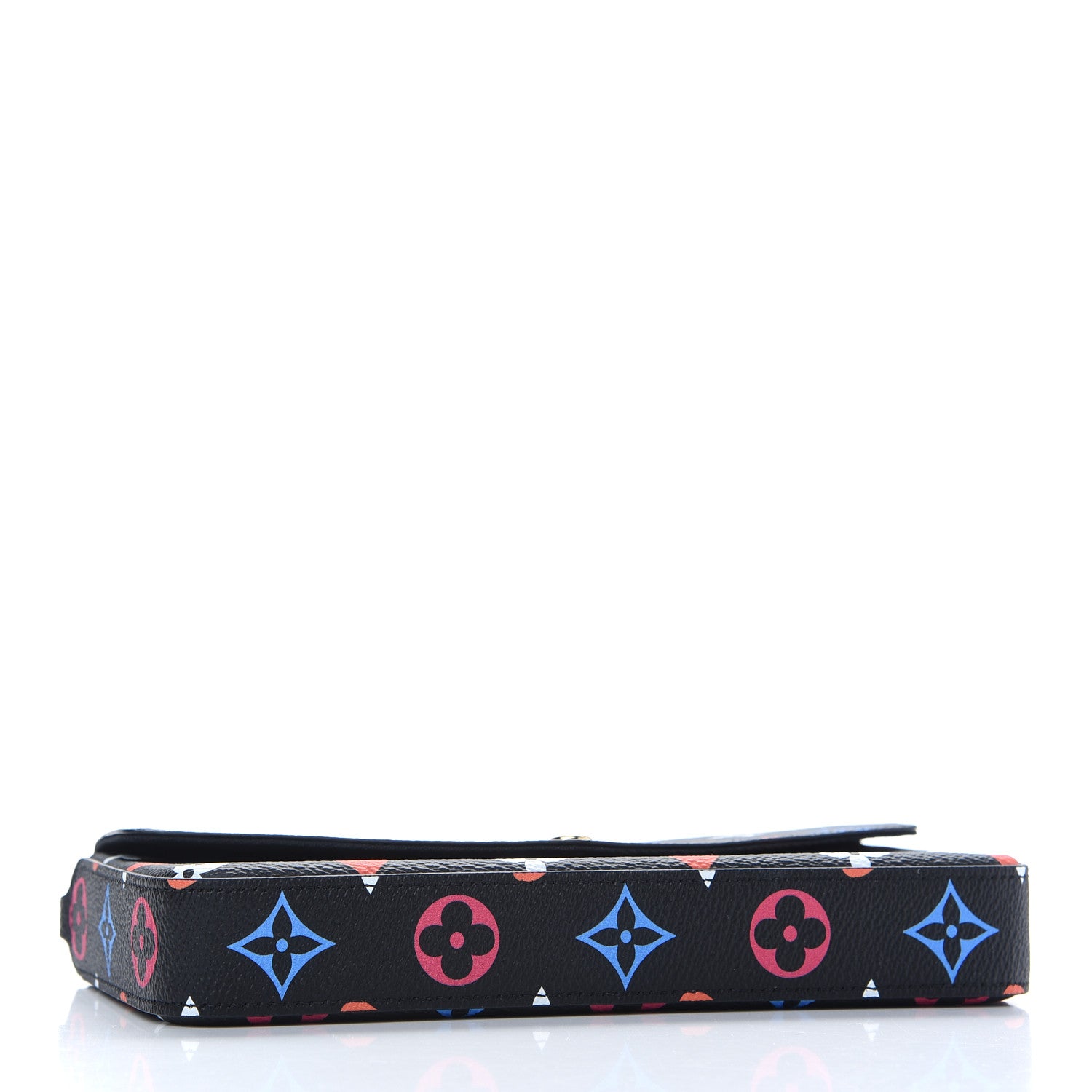 Louis Vuitton Game On Felicie Chain Wallet Black 4 of 8
