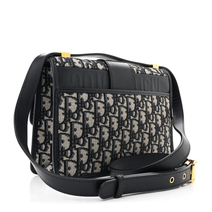 Christian Dior Oblique 30 Montaigne Flap Bag Blue 3 of 10