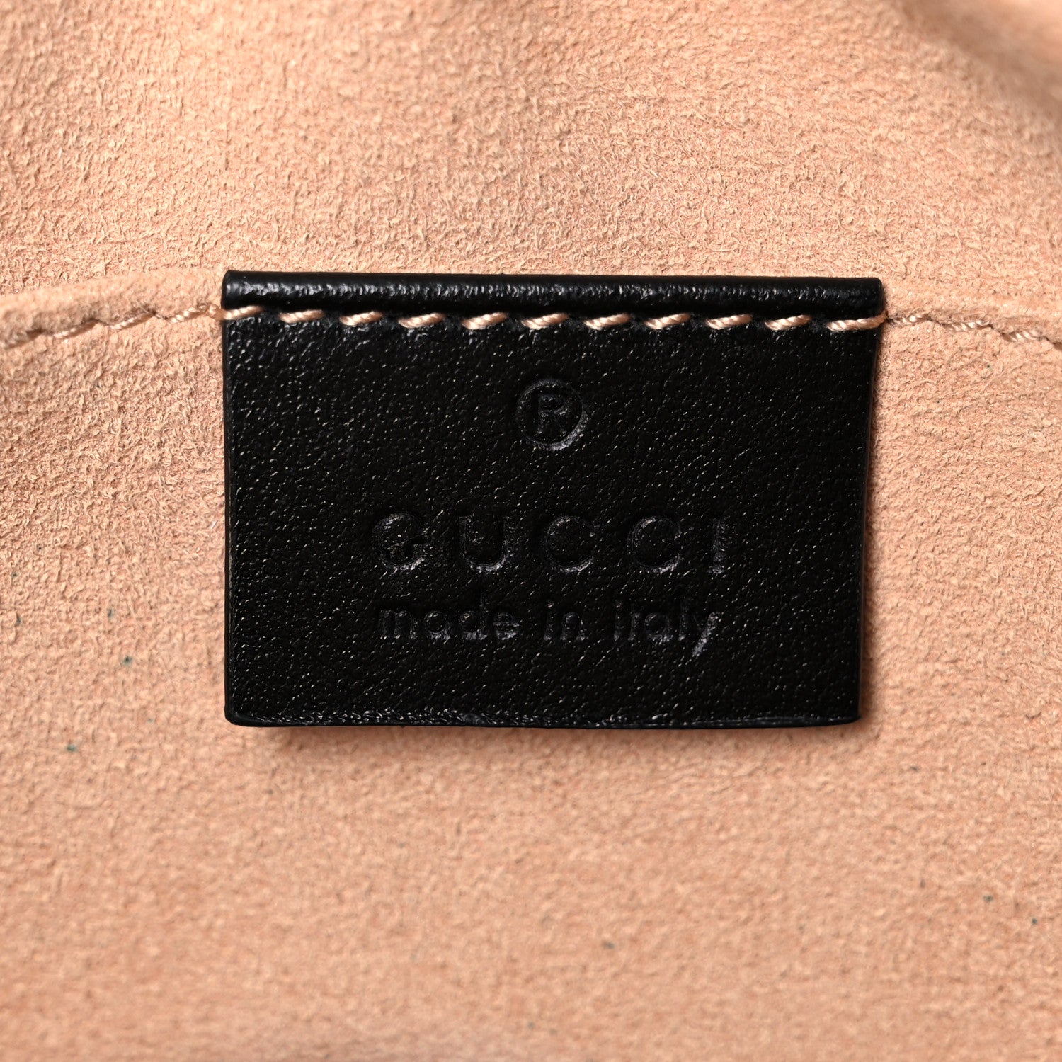 Gucci Calfskin Matelasse Small GG Marmont Chain Shoulder Bag Black 6 of 18