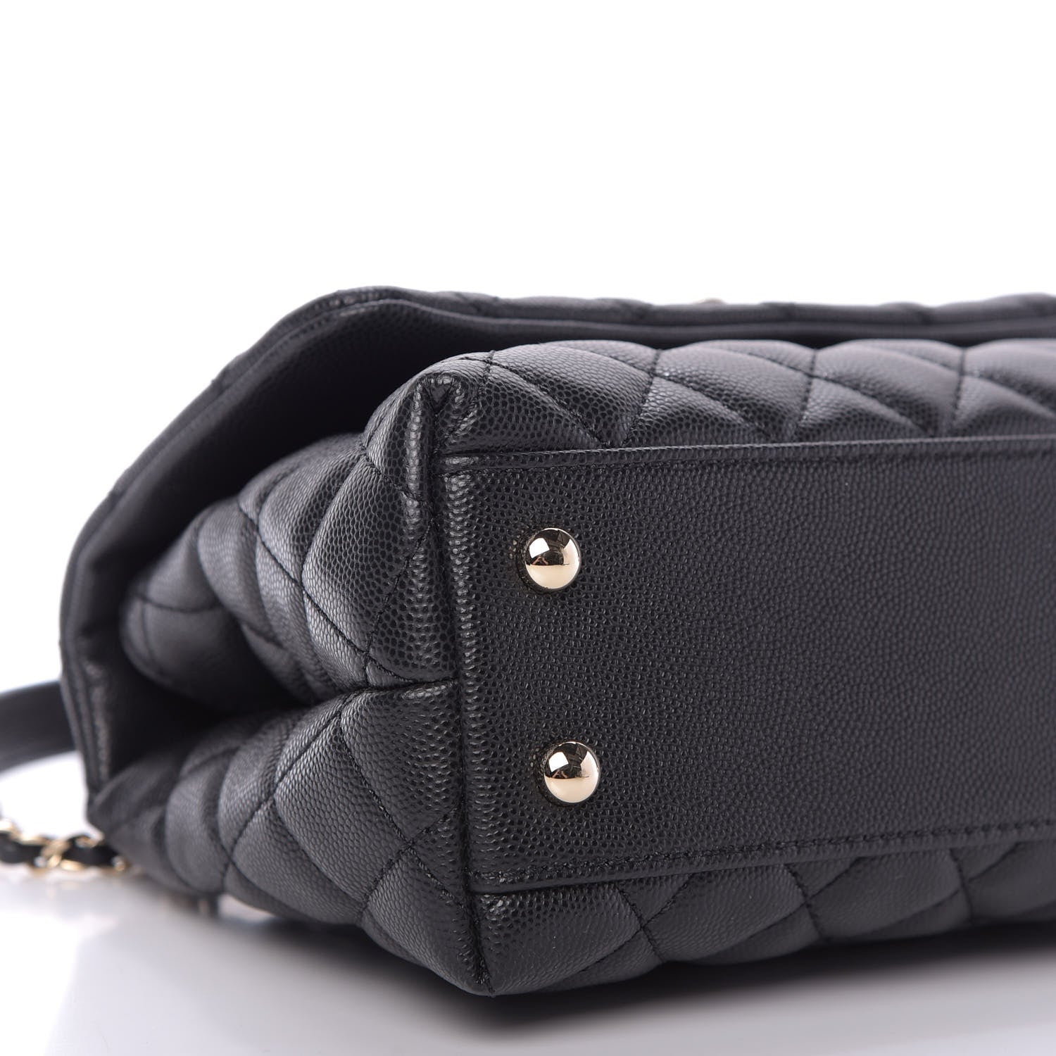 Chanel Caviar Quilted Mini Coco Handle Flap Black 6 of 9