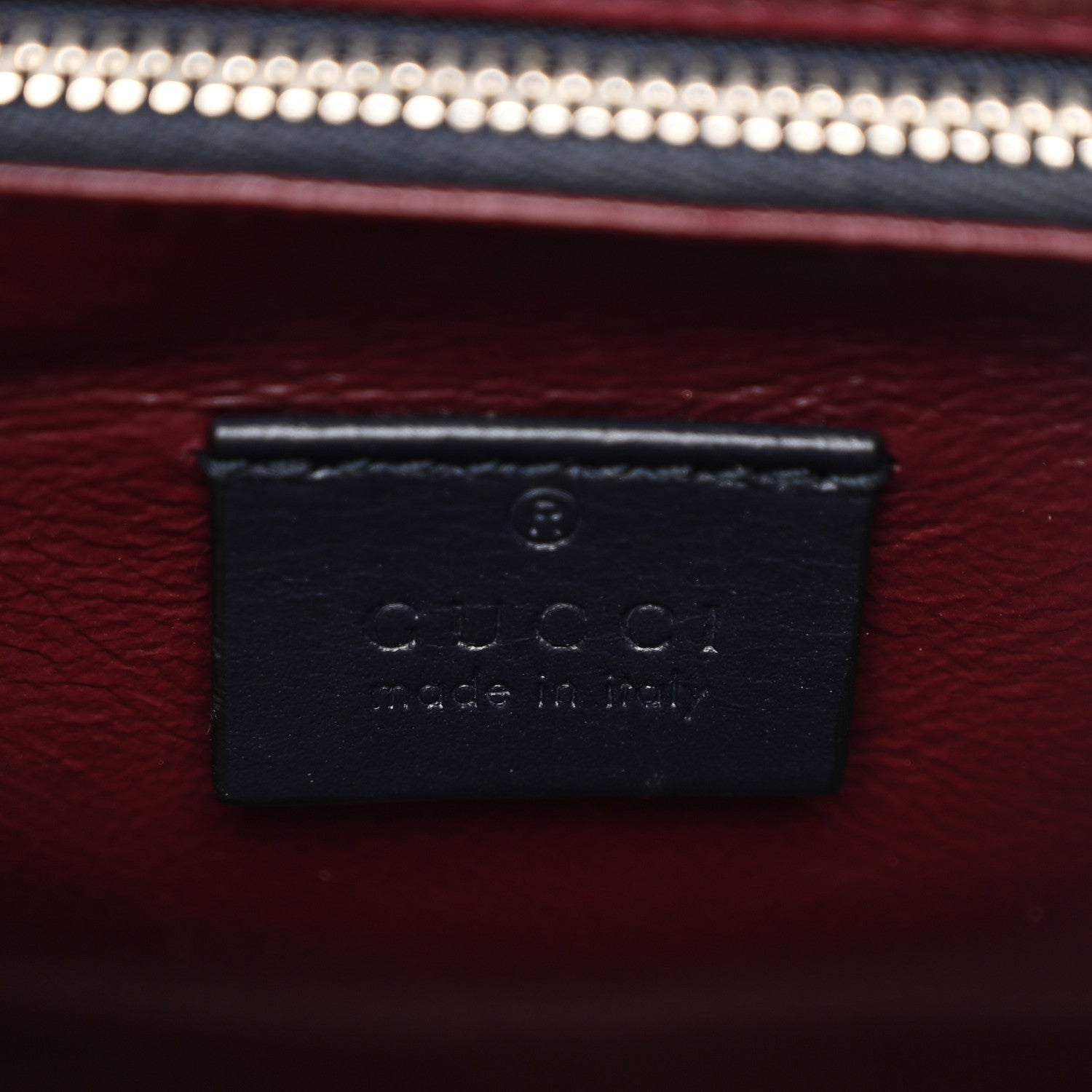 Gucci Smooth Calfskin Small Zumi Top Handle Bag Blue Romantic Cerise Butter 7 of 11