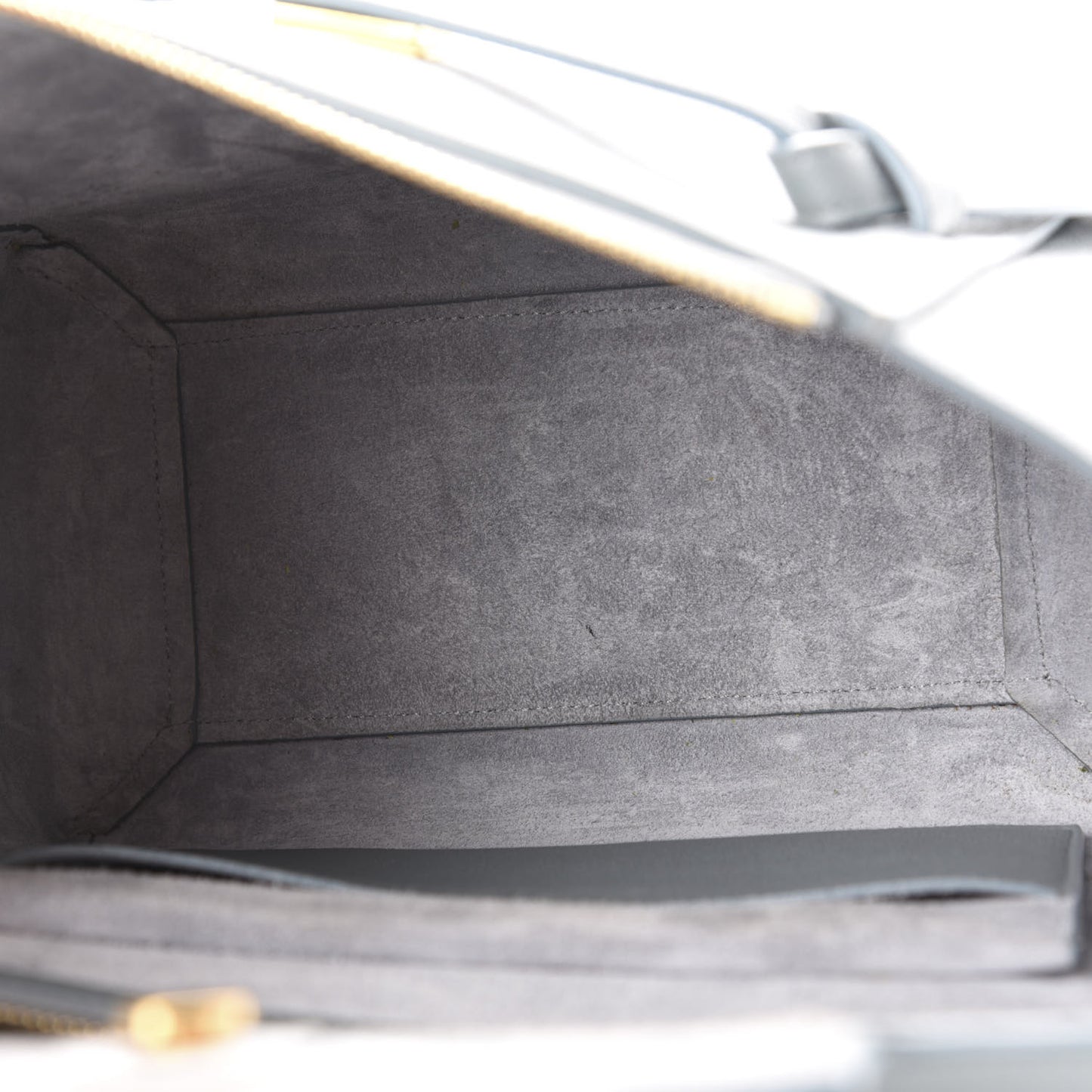 Grained Calfskin Micro Belt Bag Cloud