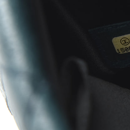 Chanel Glazed Calfskin Stitched On The Road Flap Blue 9 of 11