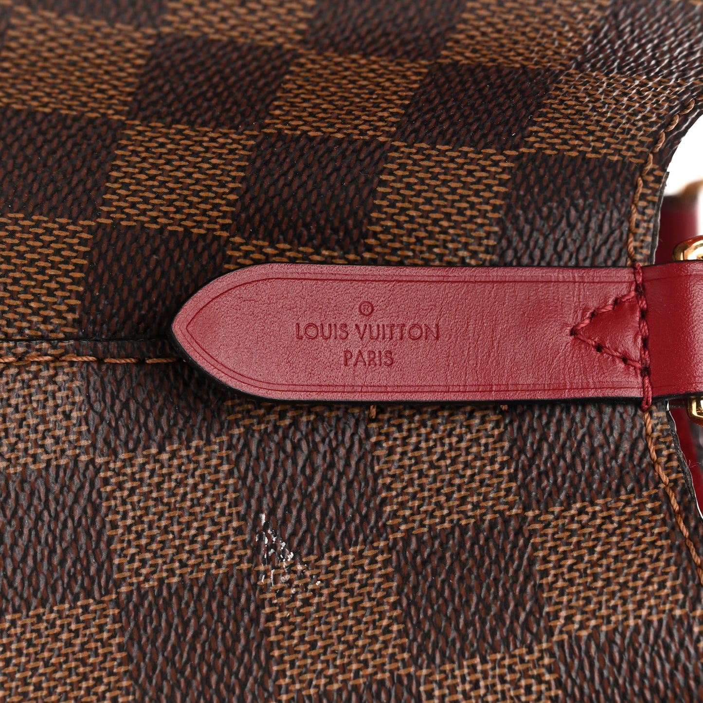 Damier Ebene Neonoe MM Cherry Berry