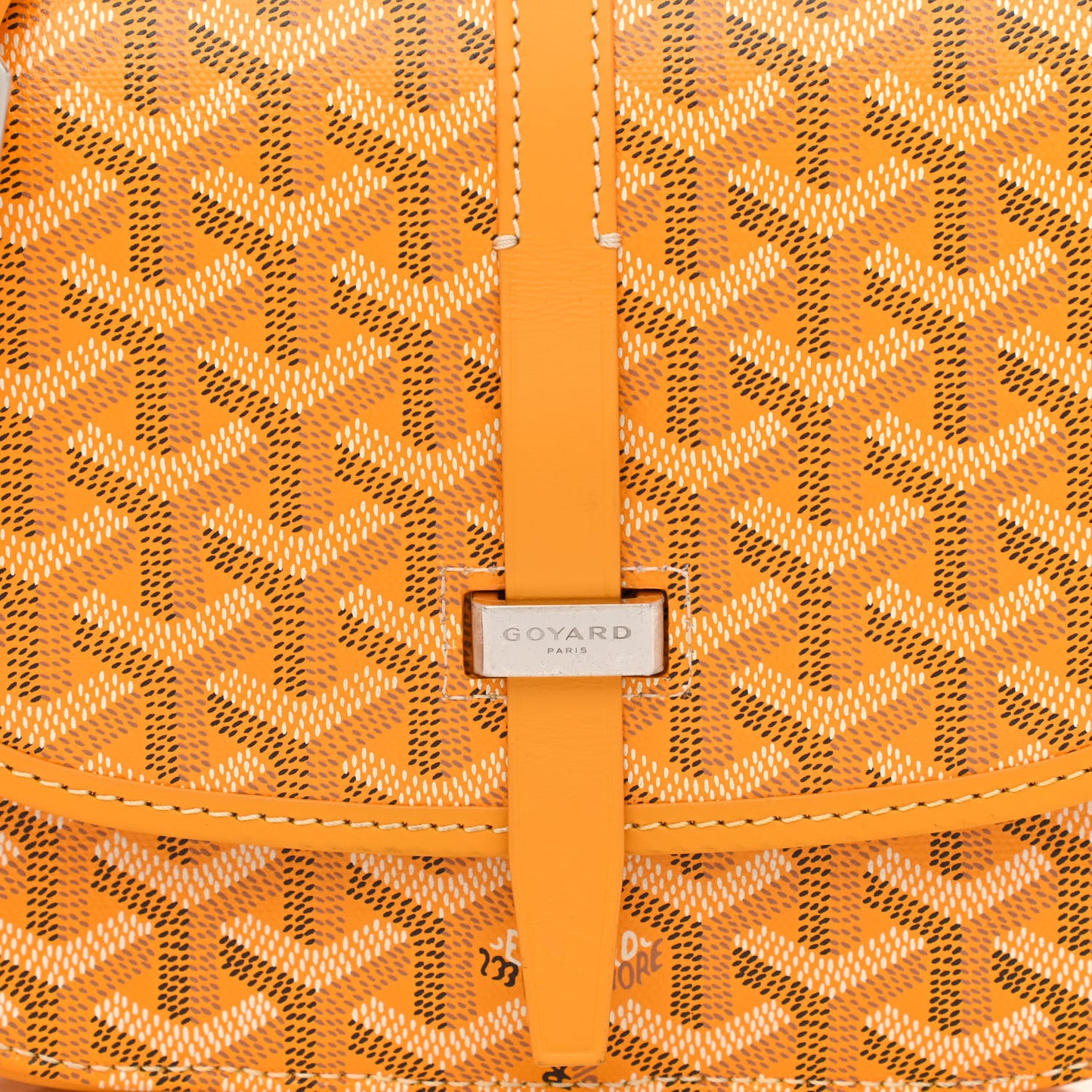 Goyardine Belvedere II PM Messenger Bag Yellow