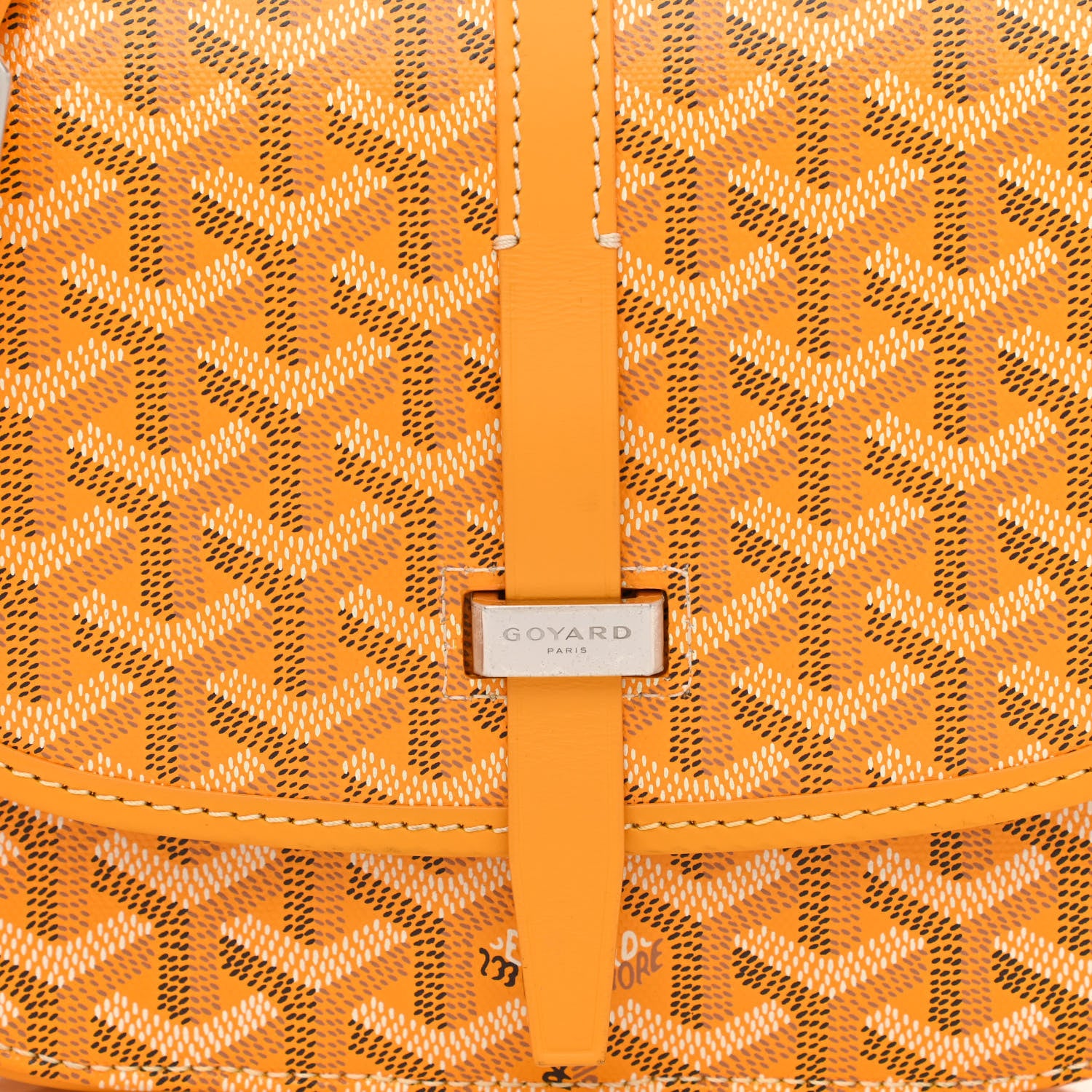 Goyard Goyardine Belvedere II PM Messenger Bag Yellow 8 of 10