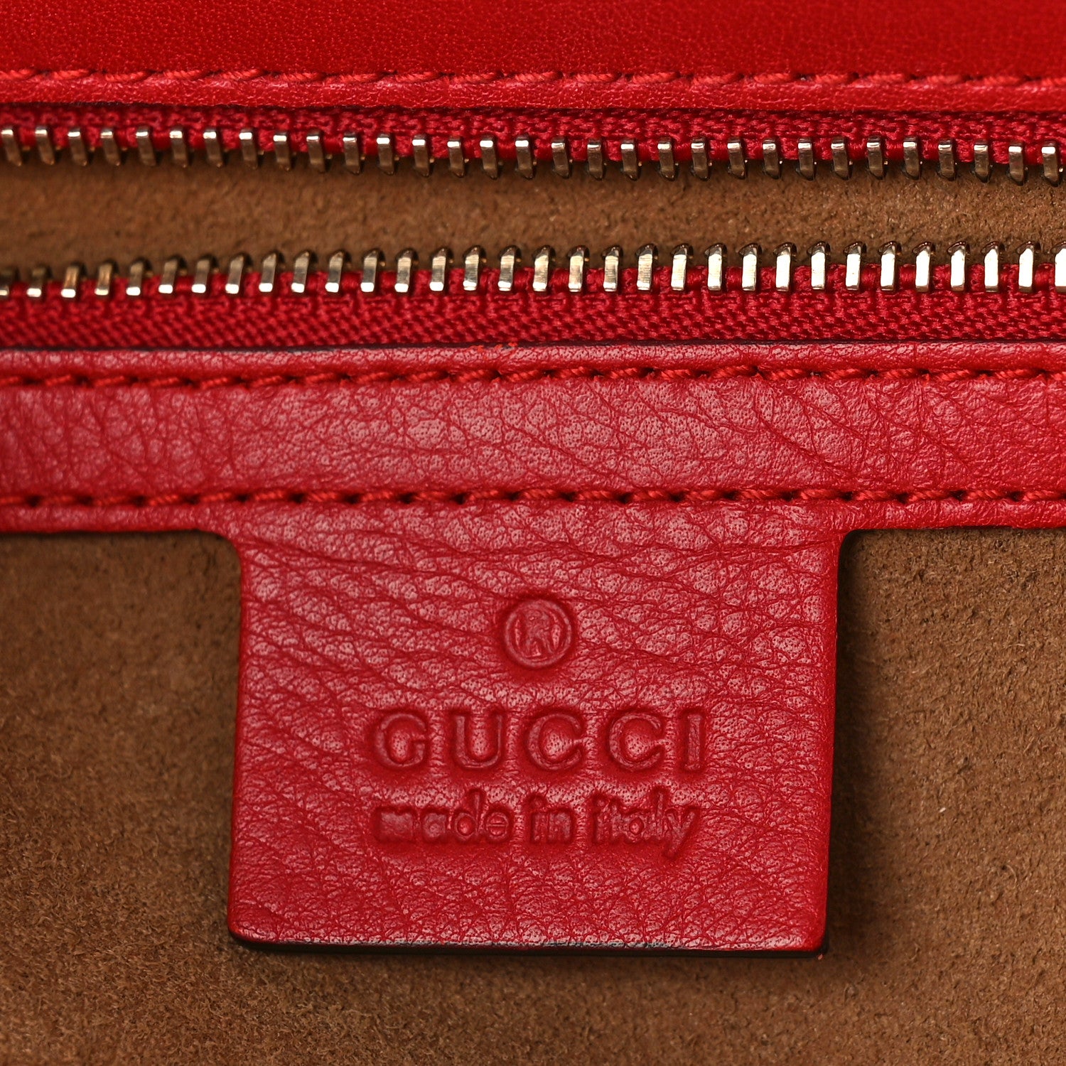 Gucci GG Supreme Monogram Calfskin Medium Padlock Shoulder Bag Beige Hibiscus Red New Rosette 6 of 9