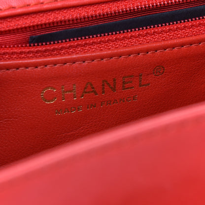 Chanel Patent Quilted Accordion Reissue 2.55 Flap Red 6 of 9