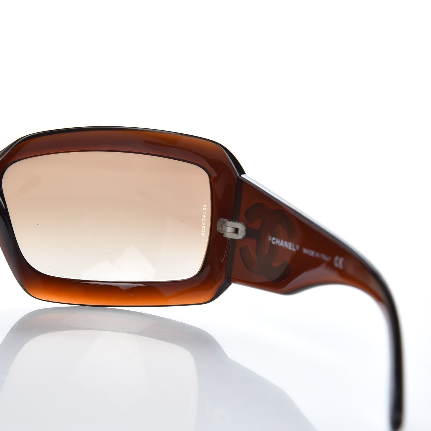 Chanel Mother of Pearl CC Sunglasses 5076-H Brown 8 of 10