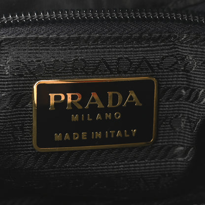 Prada Tessuto Nylon Chain Shoulder Bag Black 6 of 9