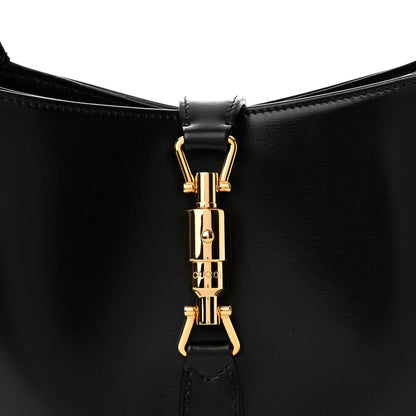 Gucci Boarded Dyana Lux Calfskin Small Jackie 1961 Hobo Black 8 of 10