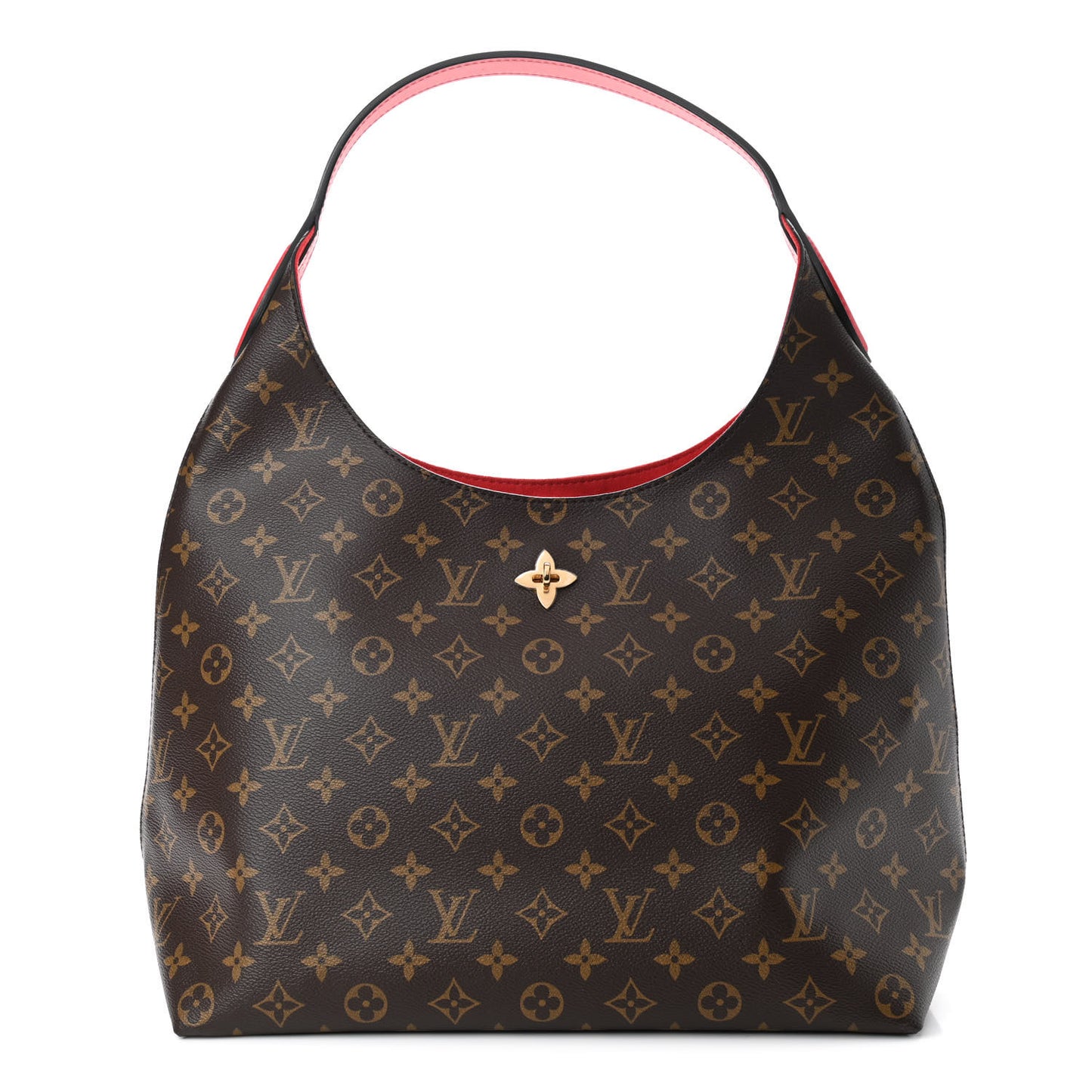 Monogram Flower Hobo Coquelicot