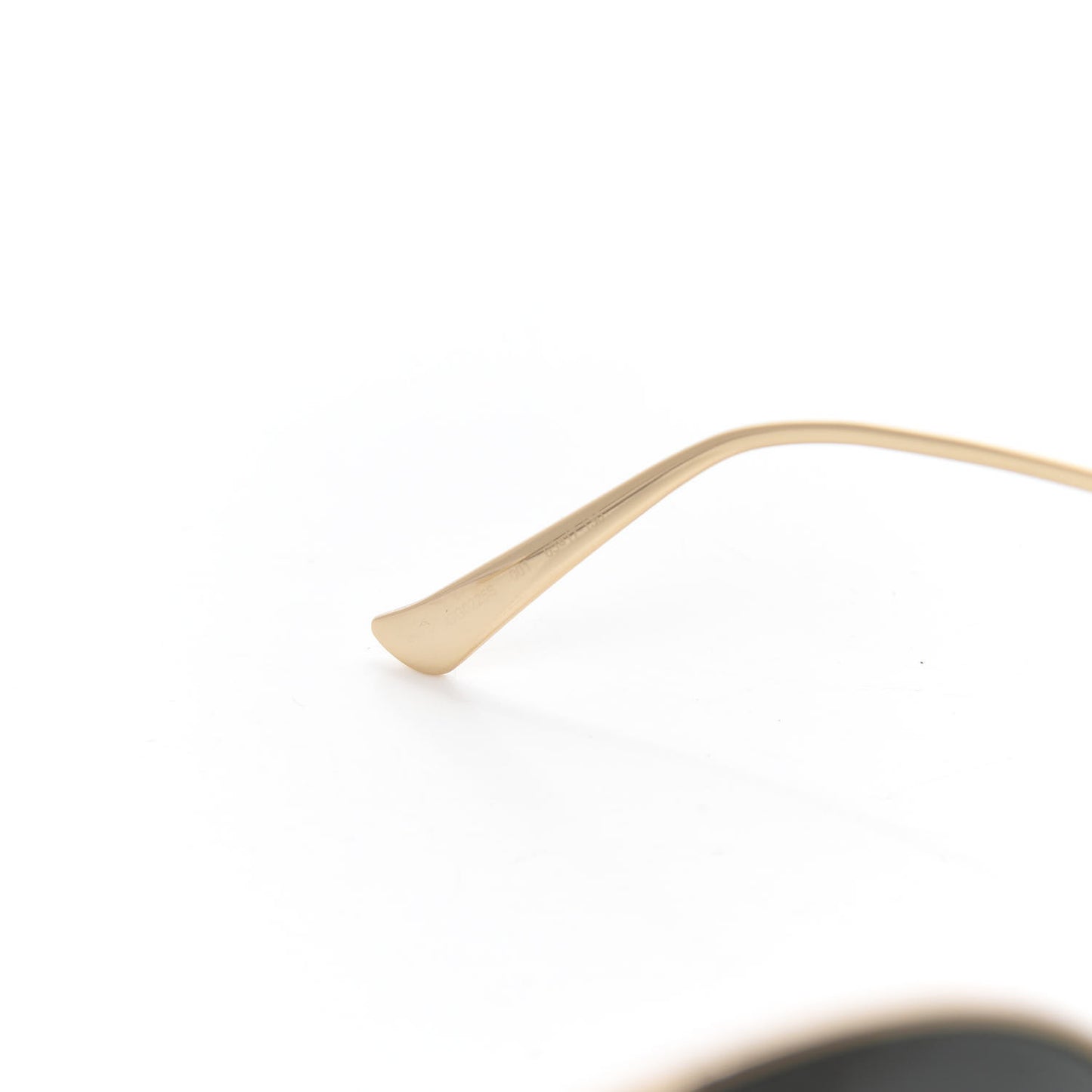 Metal Oversized Round Frame GG0225S Sunglasses Gold