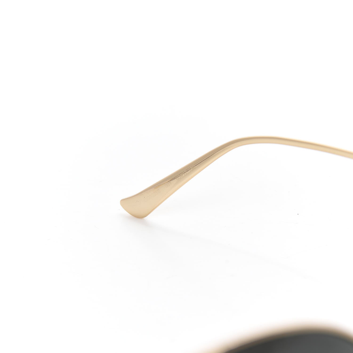 Gucci Metal Oversized Round Frame GG0225S Sunglasses Gold 7 of 8