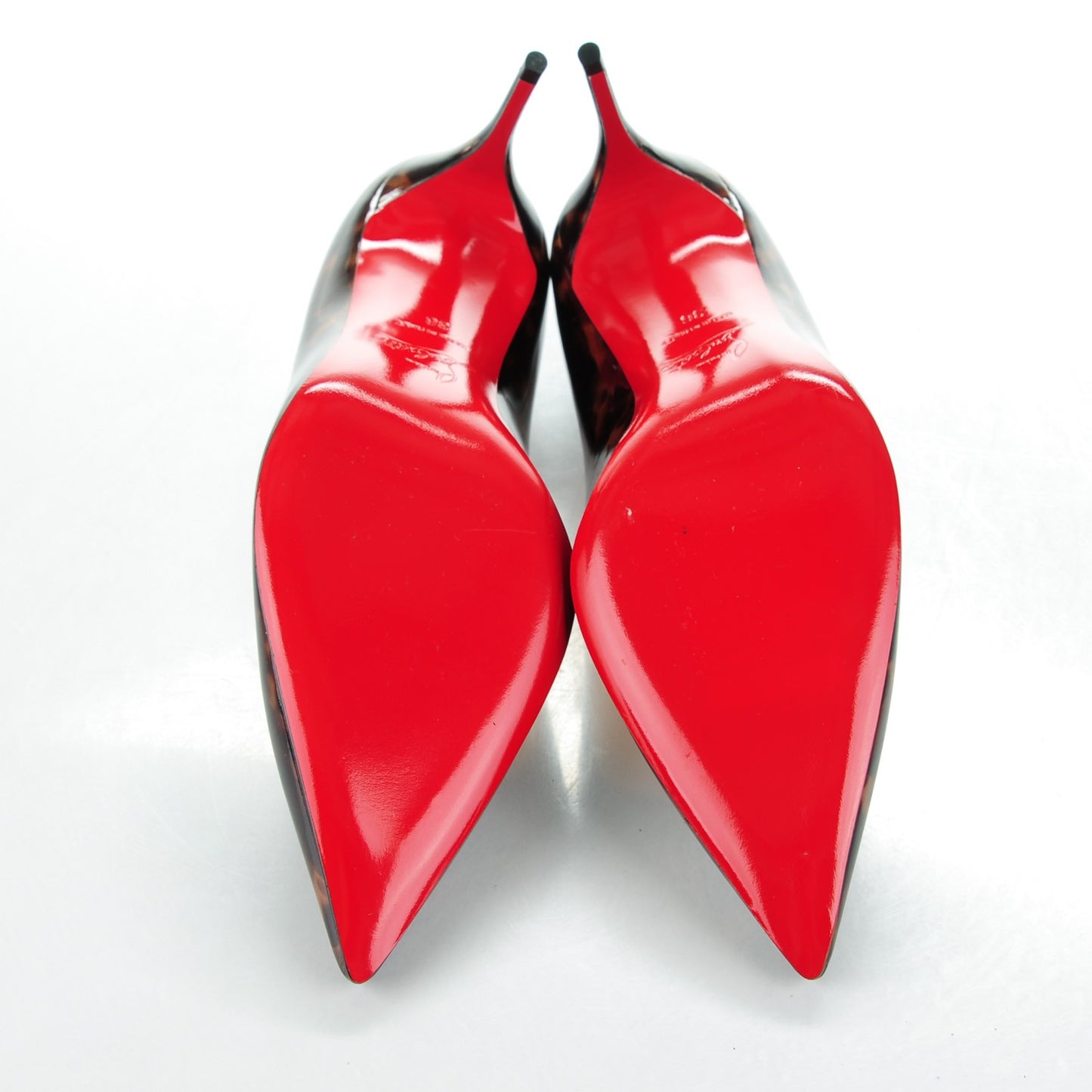CHRISTIAN LOUBOUTIN Patent Tartaruga Decollete 554 70 Pumps 36 Testa Di Moro