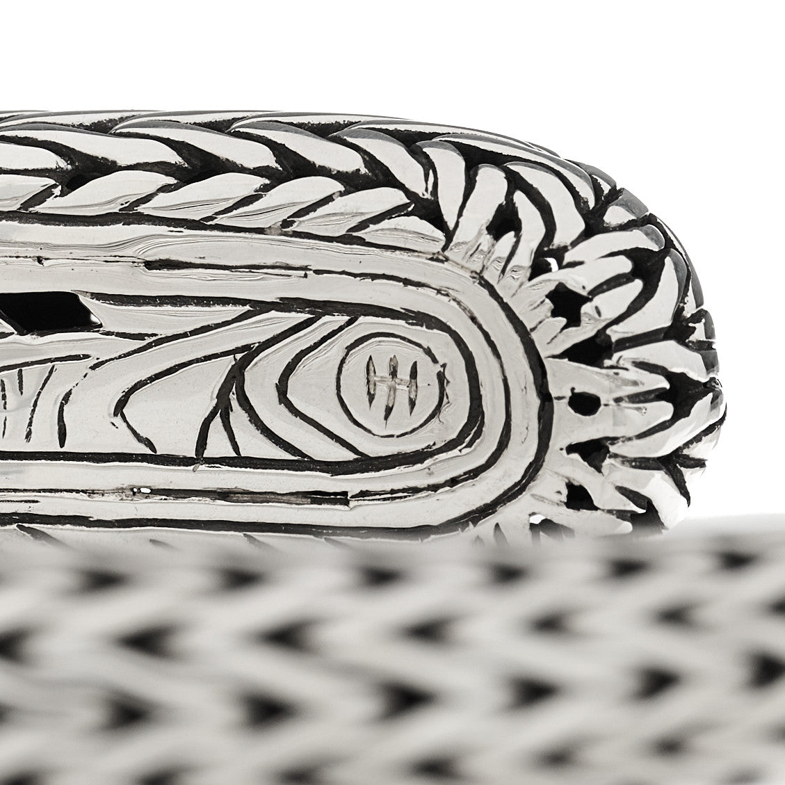 Sterling Silver Classic Chain Kick Cuff Bracelet