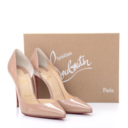 Christian Louboutin Patent Iriza 100 Pumps 40 Nude 11 of 11