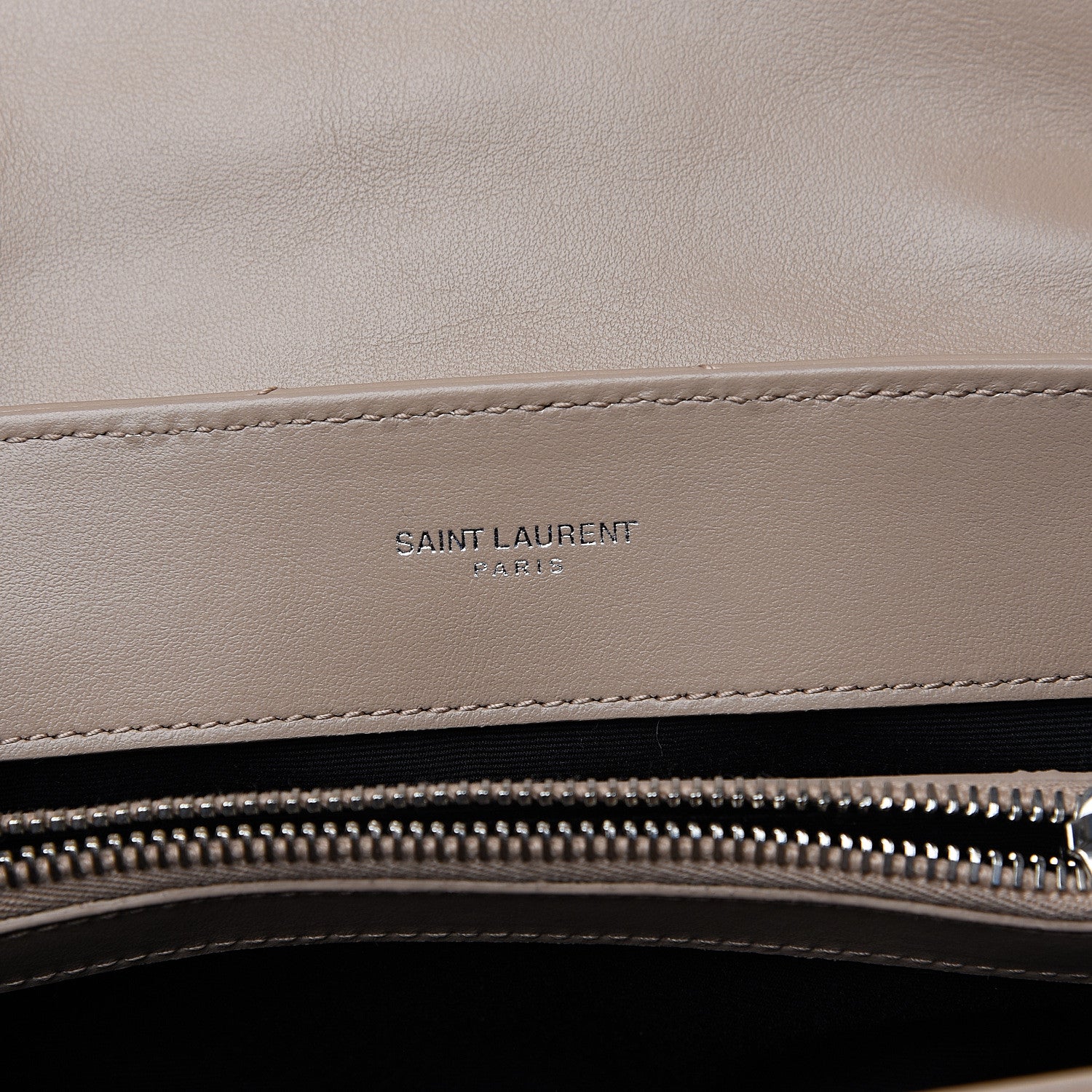 Saint Laurent Calfskin Y Quilted Monogram Small Loulou Chain Satchel Nude Powder 6 of 10