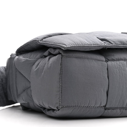 Bottega Veneta Nylon Intrecciato Padded Tech Cassette Bag Thunder 10 of 14