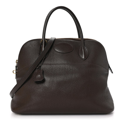 Hermes Taurillon Clemence Bolide 35 Cafe 1 of 11