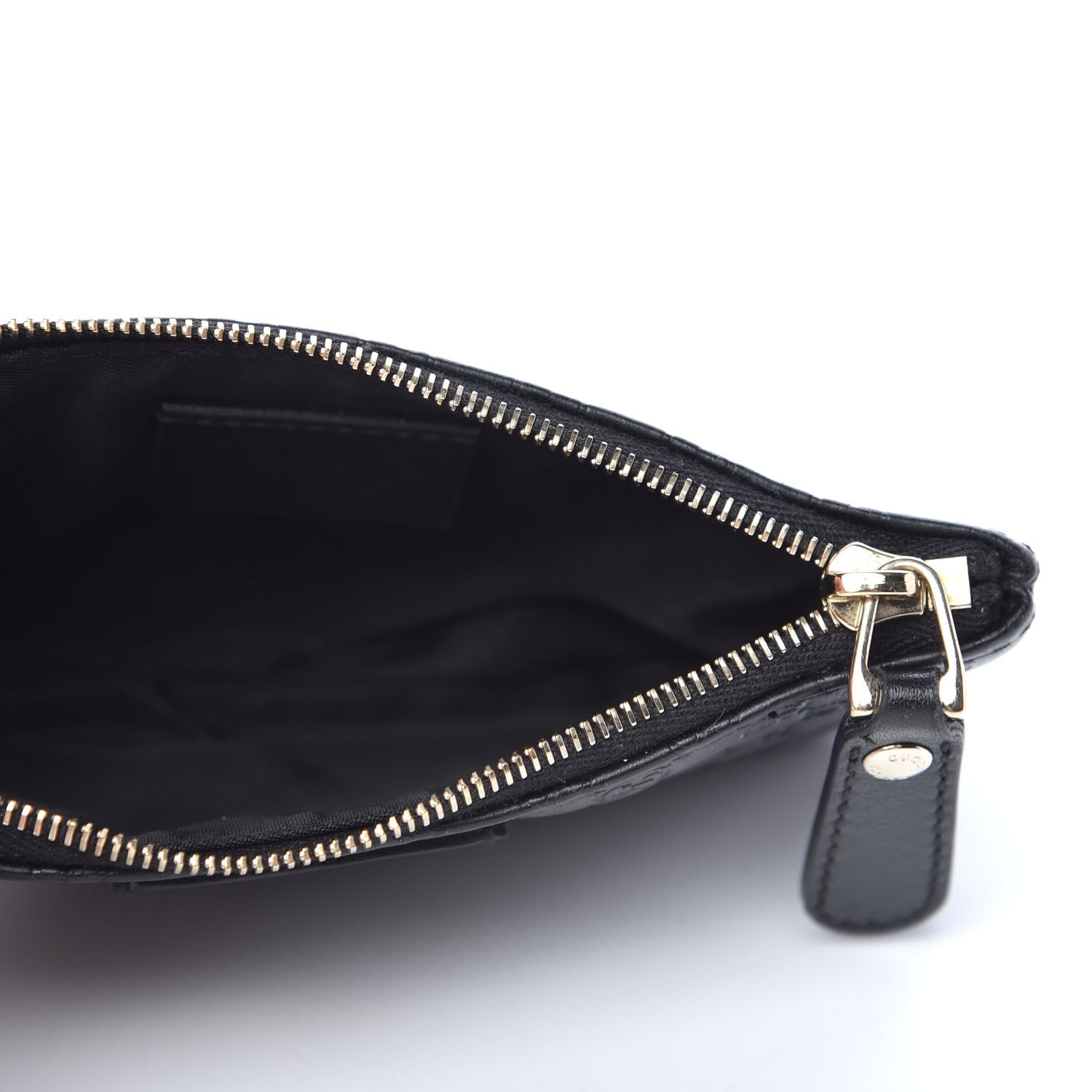 Gucci Microguccissima Key Ring Coin Case Black 5 of 8
