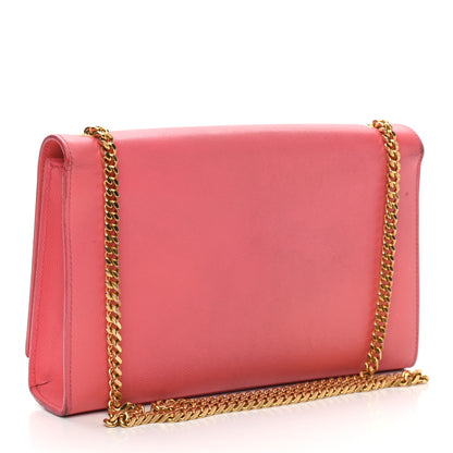 Saint Laurent Grain De Poudre Medium Classic Monogram Kate Satchel Rose Clair 2 of 9