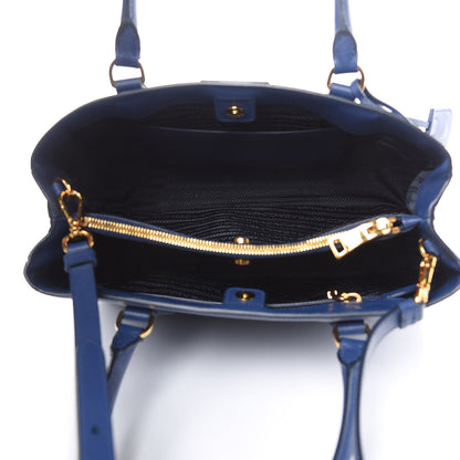 Prada Saffiano Lux Medium Tote Bluette 5 of 10