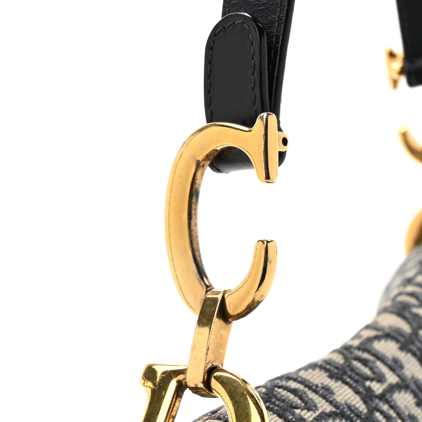 Oblique Saddle Bag Blue