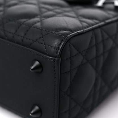 Christian Dior Ultra Matte Calfskin Cannage Small My ABCDior Lady Dior Black 7 of 10