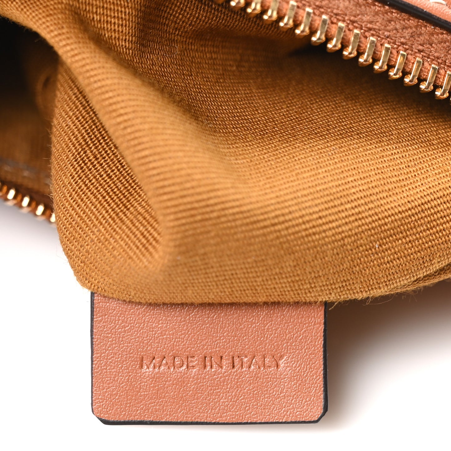 Calfskin Triomphe Canvas Small Heloise Shoulder Bag Tan