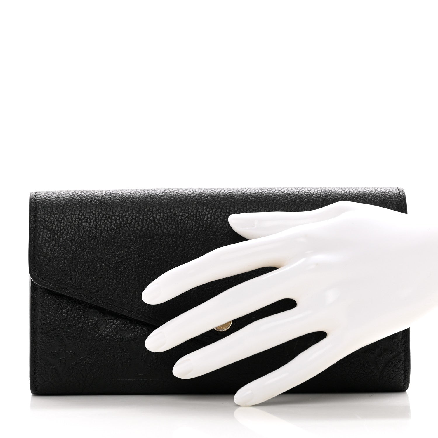 Louis Vuitton Empreinte Sarah Wallet NM Black 2 of 8