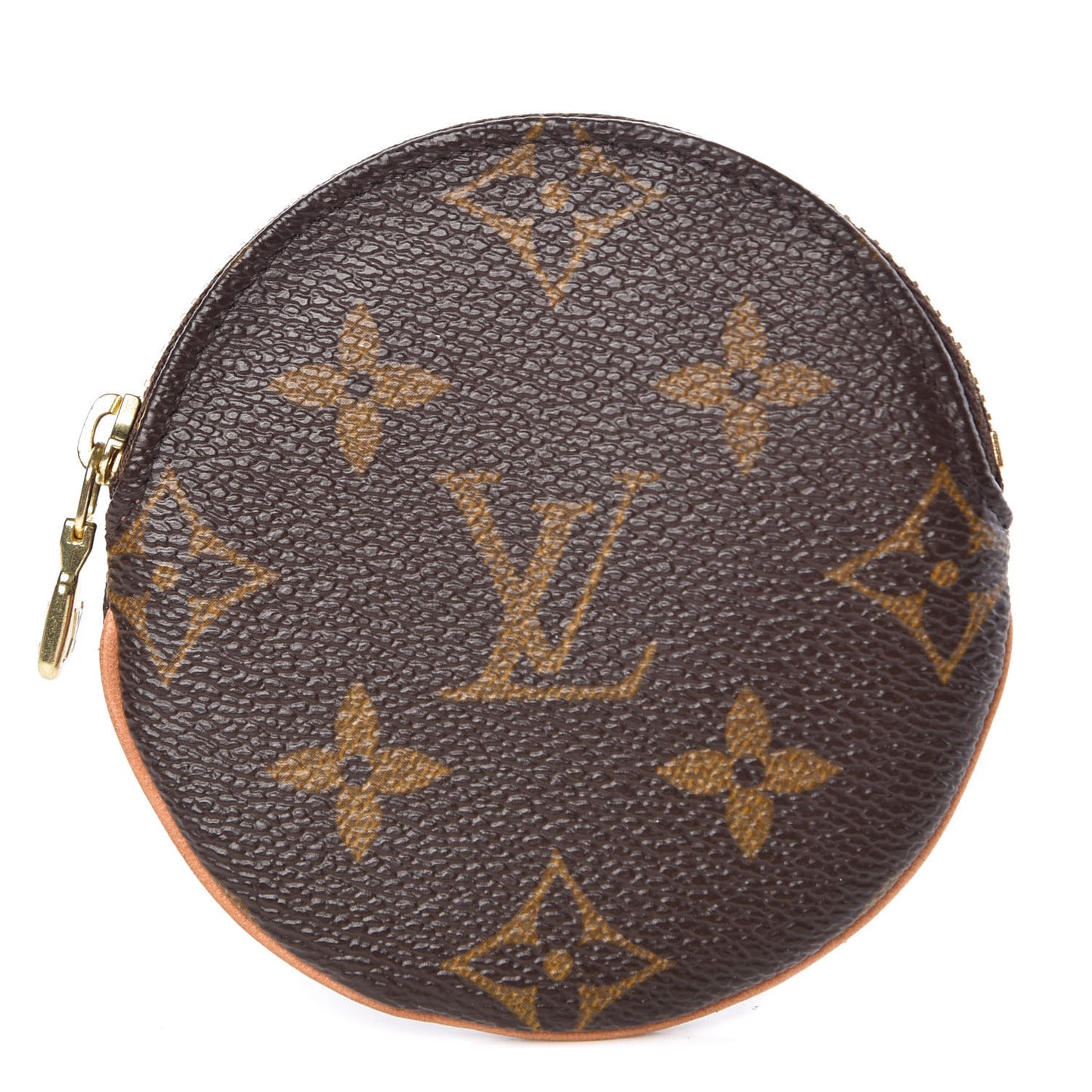 Monogram Round Coin Purse